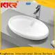 standard round above counter bathroom basin customized for restaurant 1