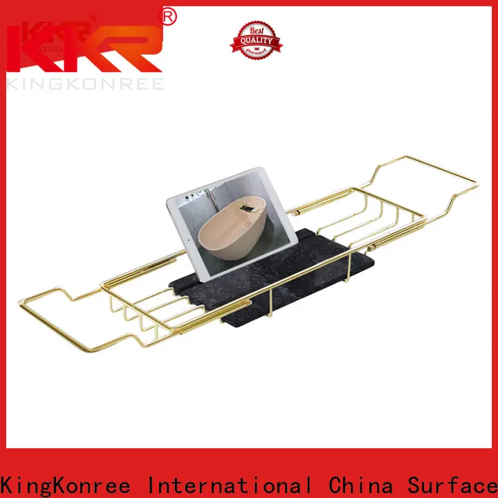 KingKonree metal blush pink bathroom accessories customized for hotel 1