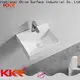 KingKonree 6mm wall mounted hand basin sink for hotel 1