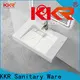 KingKonree 450 wall hung basin manufacturer for hotel 1