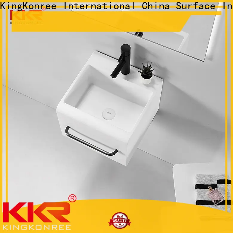 rectangle wall hung hand sink sink for bathroom 1