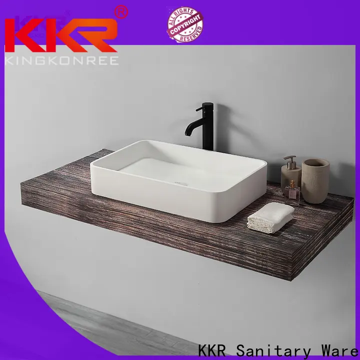 KingKonree marble bathroom vanity above counter basin cheap sample for room 1