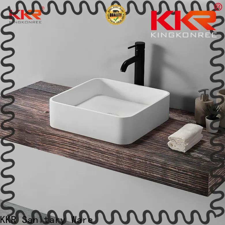 KingKonree pure vanity wash basin supplier for hotel 1