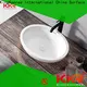 KingKonree thermoforming above counter square bathroom sink cheap sample for room 1