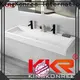 KingKonree 660x480mm black wall hung basin design for toilet 1