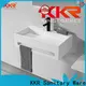 KingKonree 660x480mm wall hung double basin design for hotel 1