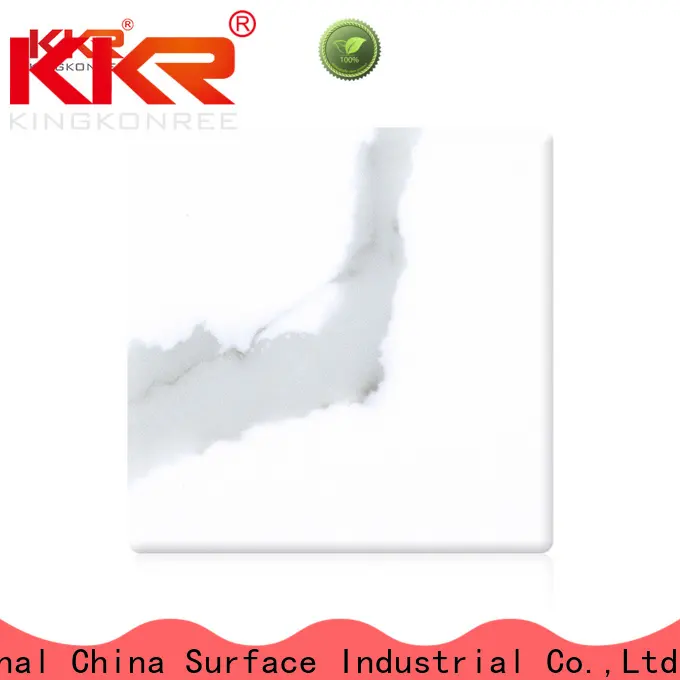 KingKonree acrylic solid surface sheet directly sale for hotel 1