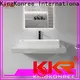 KingKonree square above counter bathroom sink customized for restaurant 1