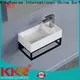 KingKonree stable black basin cabinet design for hotel 1