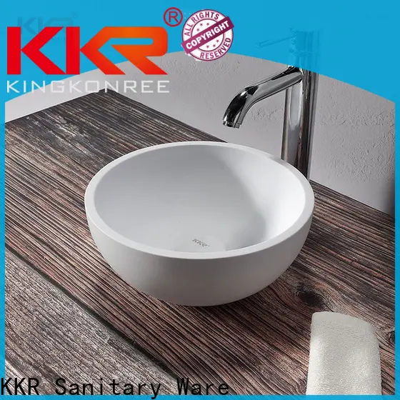 elegant above counter basin round supplier for room 1