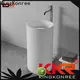 KingKonree round freestanding basin factory price for motel 1
