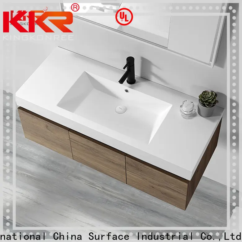 KingKonree smooth hand basin with cabinet manufacturer for toilet 1