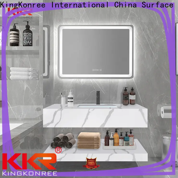 KingKonree white small corner wall mount sink design for toilet 1