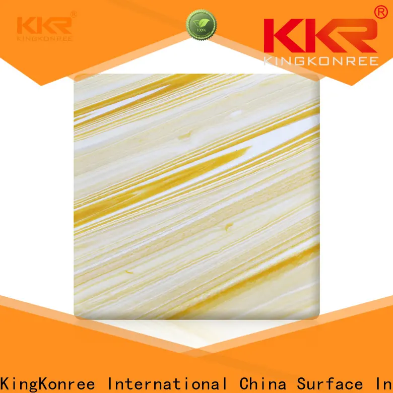 KingKonree translucent countertop material under-mount for hotel 1