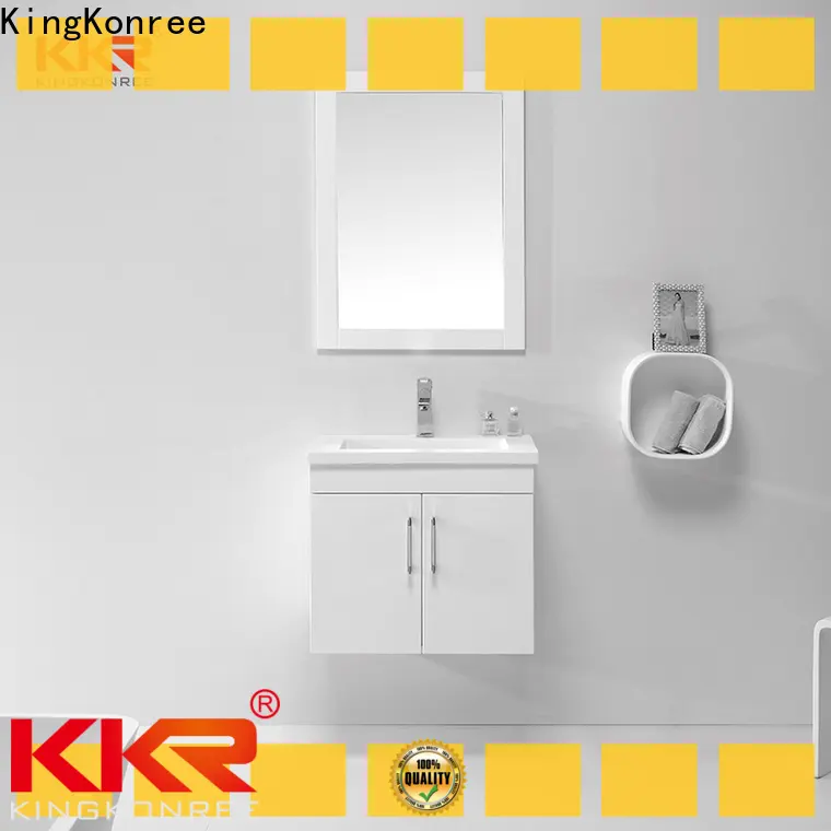 KingKonree sturdy bath vanity cabinets manufacturer for motel 1