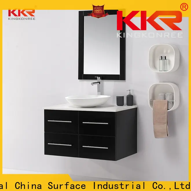 KingKonree elegant countertop medicine cabinet latest design for motel 1