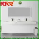 KingKonree 1400mm wall hung concrete basin sink for bathroom 1