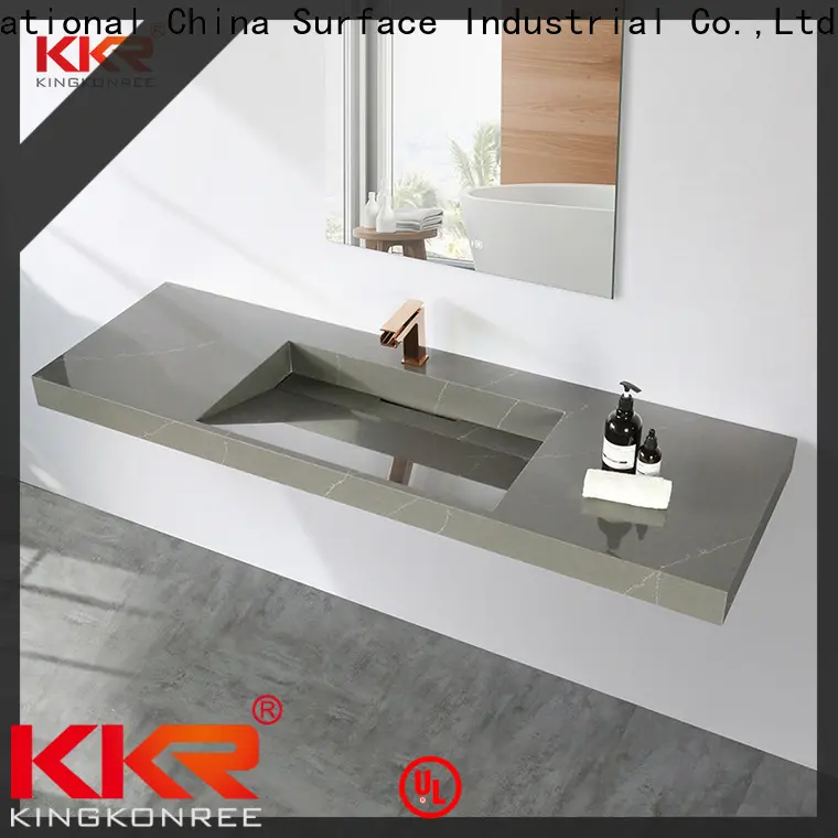 KingKonree wall hung basin brackets design for hotel 1
