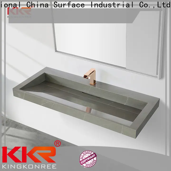 KingKonree 660x480mm wall hung basin 500mm manufacturer for home 1