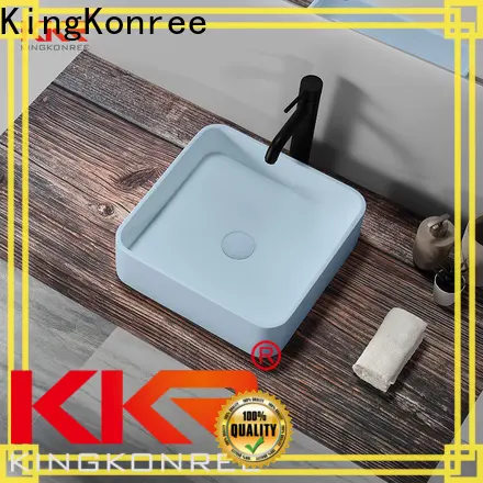 KingKonree excellent above counter lavatory sink manufacturer for home 1