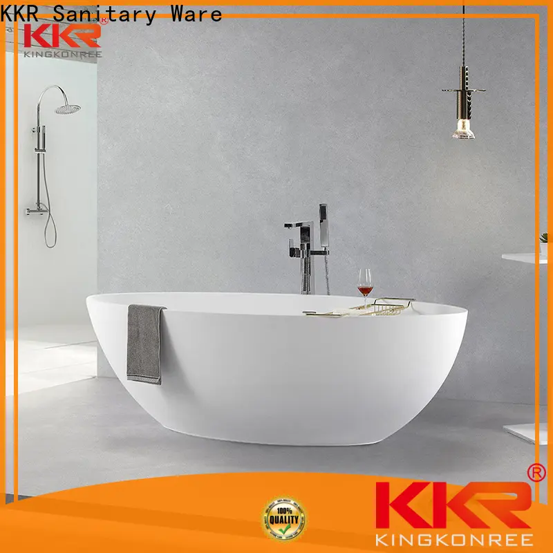 KingKonree standard solid surface bathtub manufacturer for shower room1 1