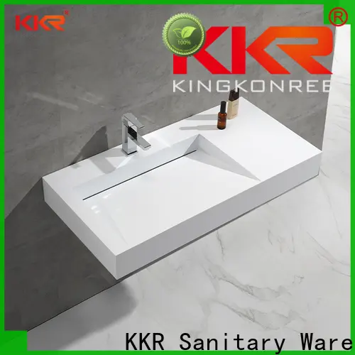 KingKonree wall mount for pedestal sink sink for hotel 1