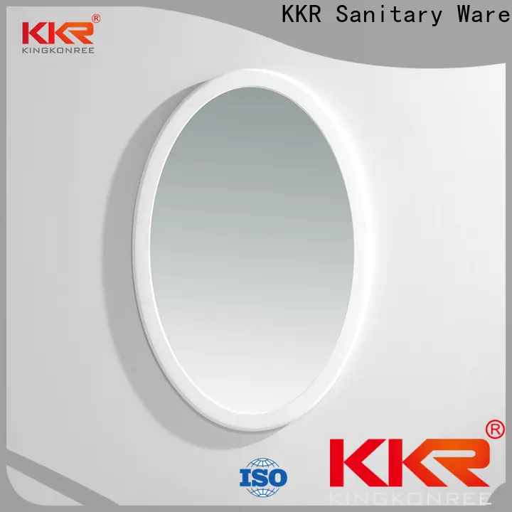 wall-mounted led standing mirror customized design for toilet 1