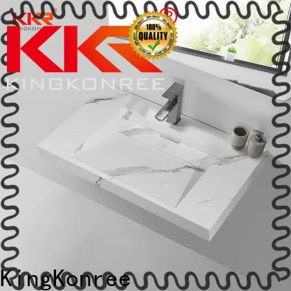 moden 450mm wall hung basin design for hotel 1