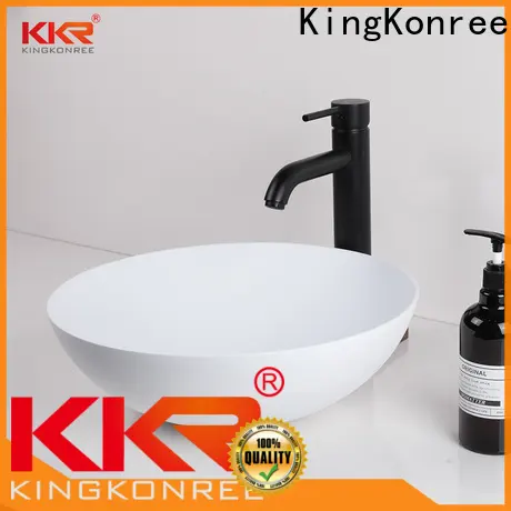 KingKonree oval above counter basin customized for hotel 1