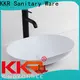 KingKonree approved bathroom above counter basins design for restaurant 1