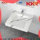 solid solid surface wall hung basin customized for toilet 1