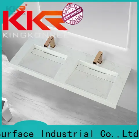 wall hung 20 inch wall mount sink customized for hotel 1