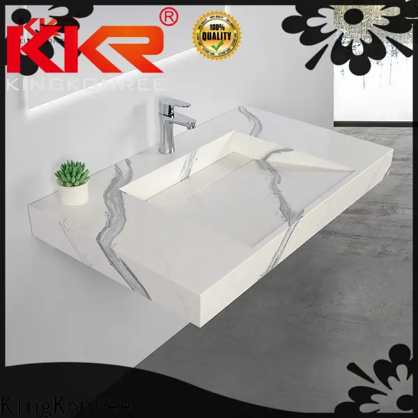 cabinet wall mount vessel sink supplier for hotel 1