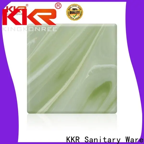KingKonree marble translucent solid surface OEM for home 1