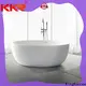 matt resin freestanding bathtub custom for shower room 1