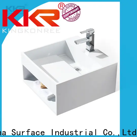 square concrete wall mounted basin design for toilet 1