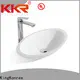 KingKonree marble round above counter basin design for home 1