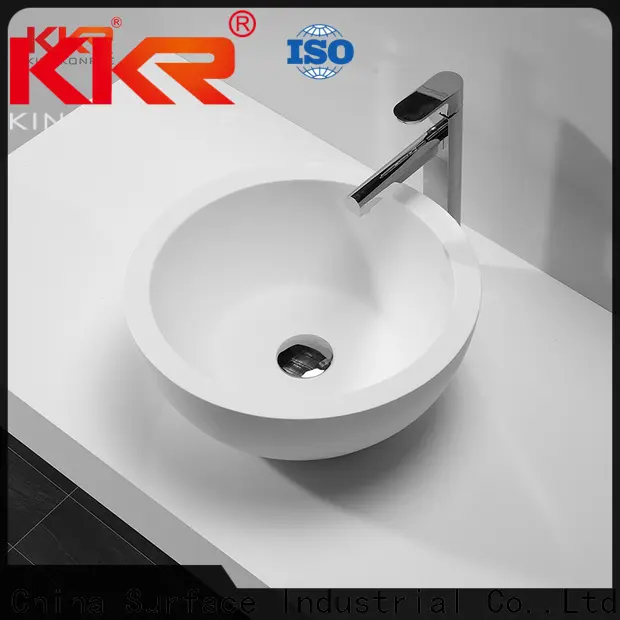 KingKonree durable rectangle above counter basin cheap sample for hotel 1