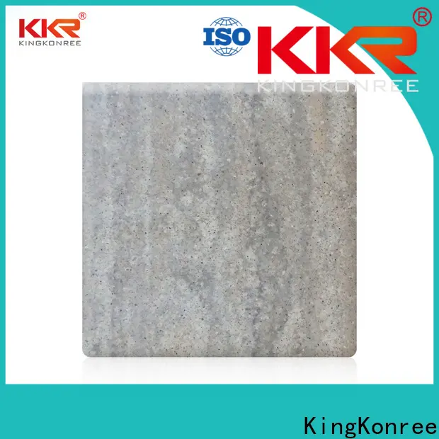 KingKonree acrylic solid surface sheet prices design for hotel1 1