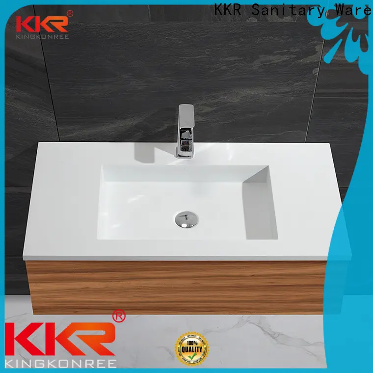 KingKonree acrylic cloakroom basin with cupboard manufacturer for hotel 1