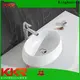 KingKonree round above counter bathroom basin customized for restaurant 1