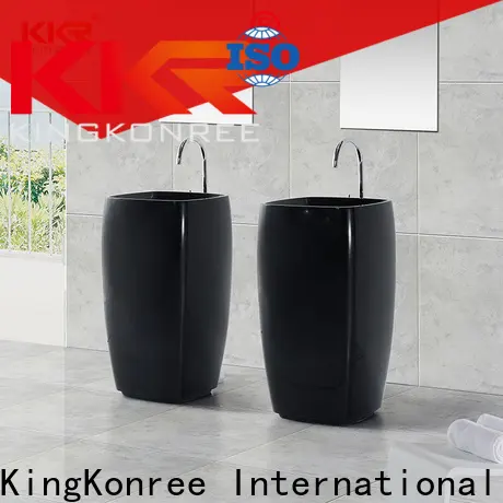 KingKonree standard freestanding basin sinkfree standing wash hand basins customized for hotel 1
