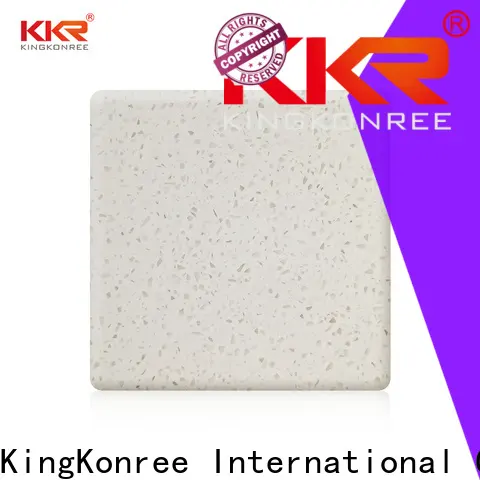 KingKonree grey buy solid surface sheets customized for restaurant 1