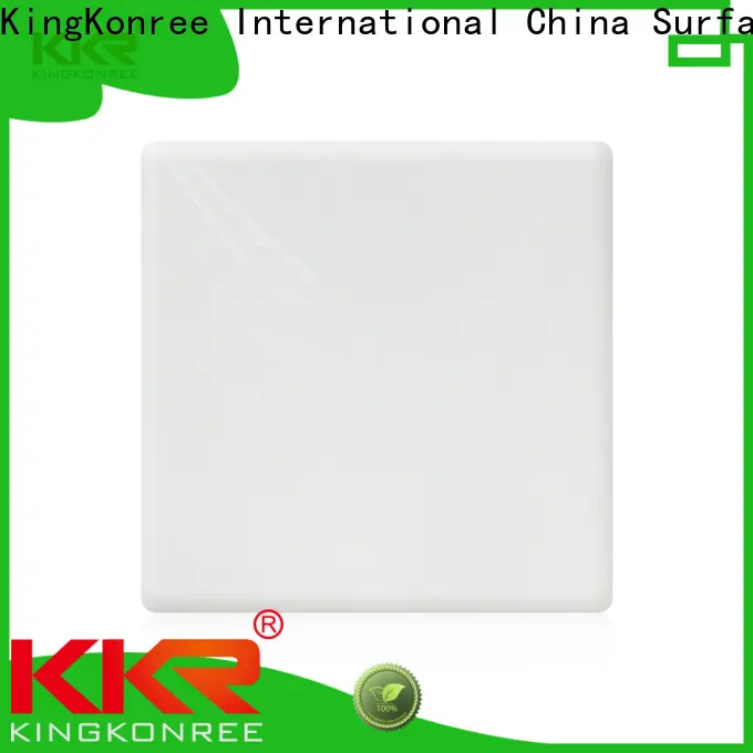 KingKonree pure solid surface sheets manufacturer for hotel 1