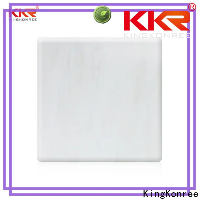 KingKonree newly buy solid surface sheets from China for room 1