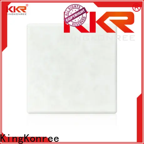 KingKonree artificial translucent countertops manufacturer for motel 1