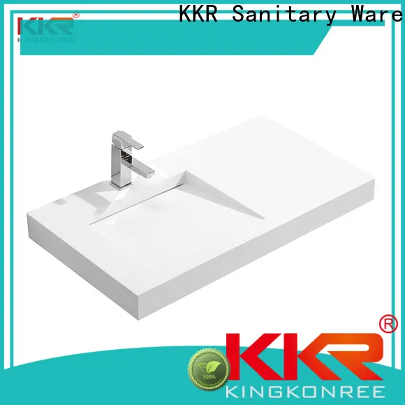 slope concrete wall hung basin supplier for hotel 1