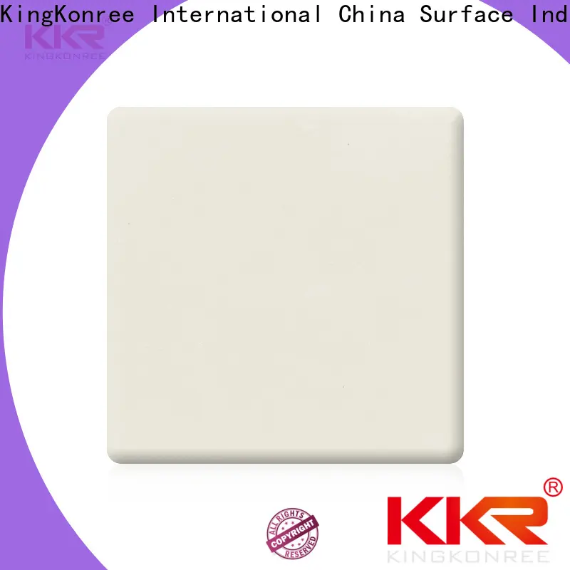 KingKonree white solid surface countertops prices manufacturer for room 1