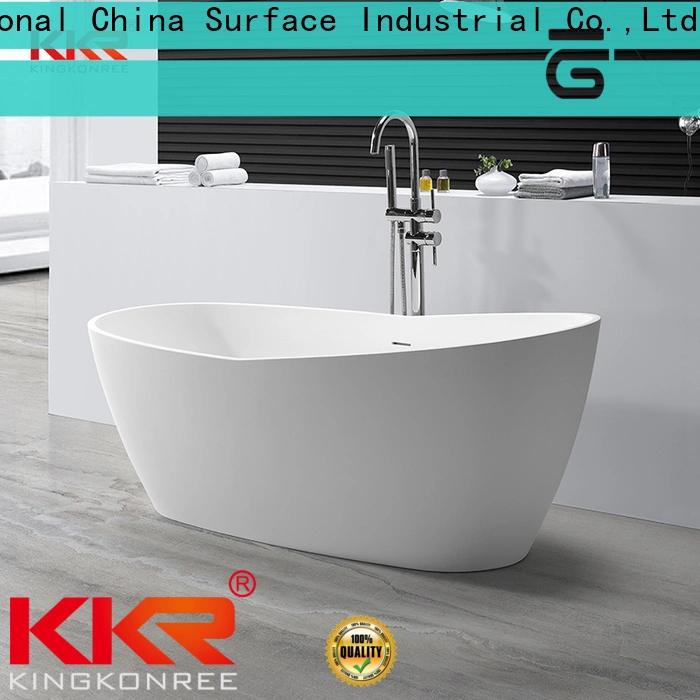 KingKonree matt stone resin bathtub ODM for shower room 1