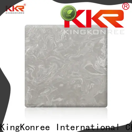 KingKonree solid surface countertop sheets design for home 1